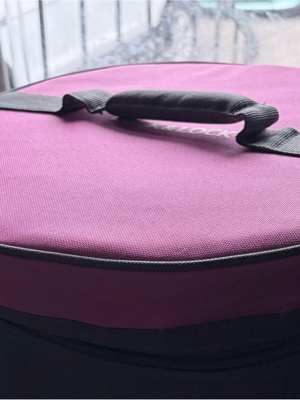 Purple Travel Duffel with Padded Handle